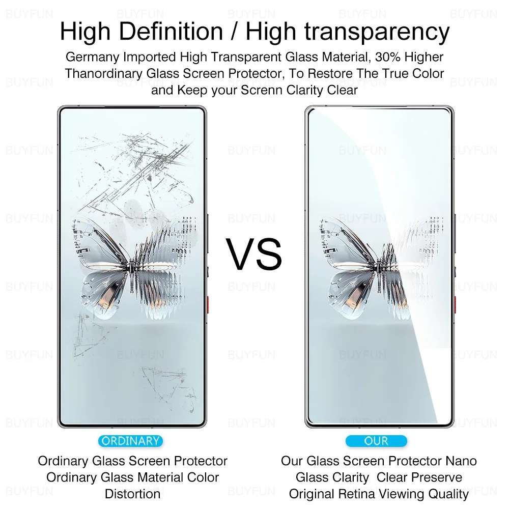 Для ZTE nubia Red Magic 10 Pro + 6 85 дюйма закаленное стекло 9H Защитная пленка для экрана RedMagic