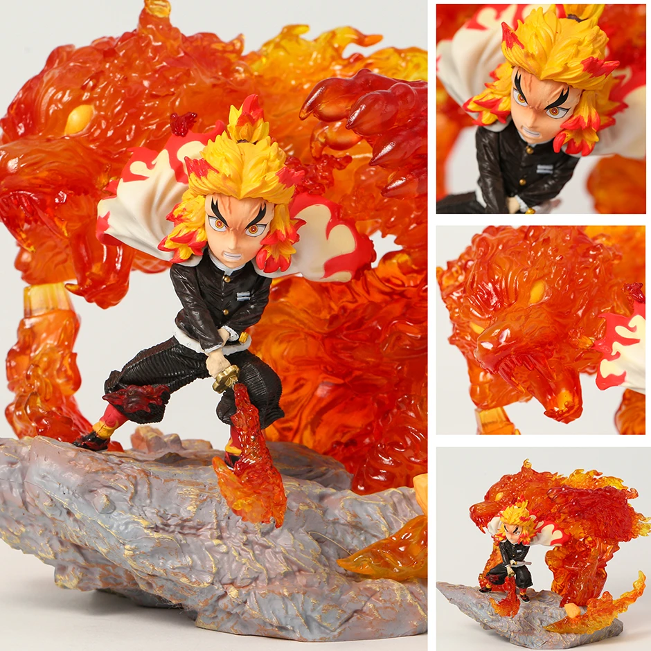 

Rengoku Kyoujurou рассекающая демонов G5 студийная статуя ограниченная комната модель детской игрушки Коллекционная Статуэтка