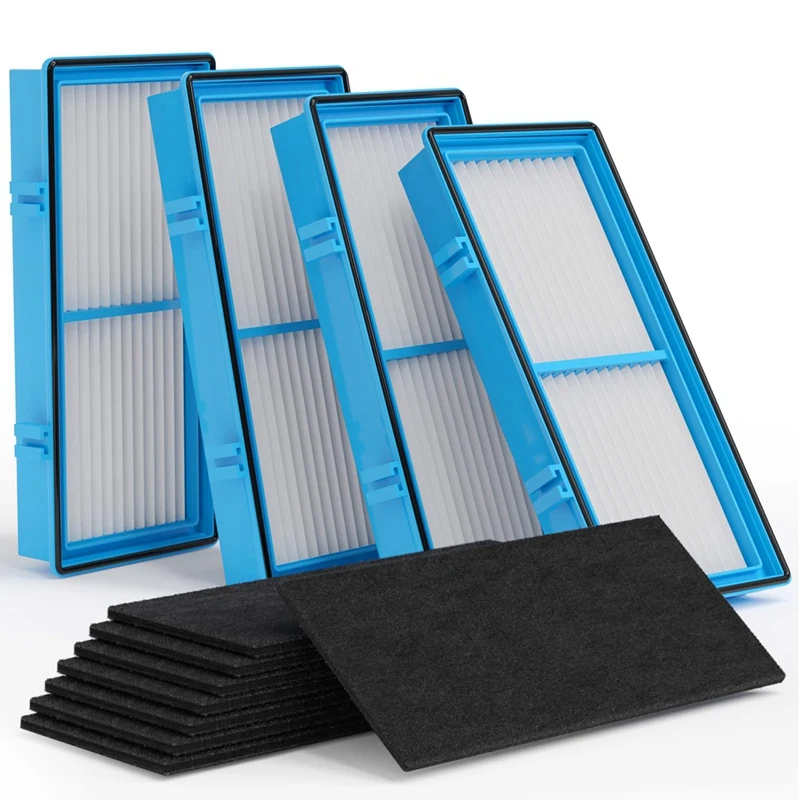 

Filter As Shown Replacement Parts 4 True HEPA Filters + 8 Carbon Booster Filters For Holmes AER1 HAPF30 Air Puri-Fiers