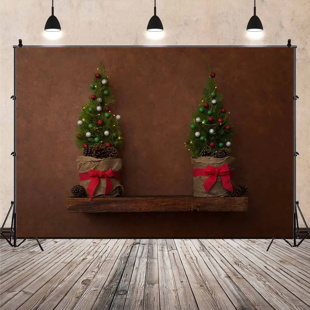 

Фон для студийной фотосъемки новорожденных с изображением рождественской елки вечеринки в честь Дня Рождения