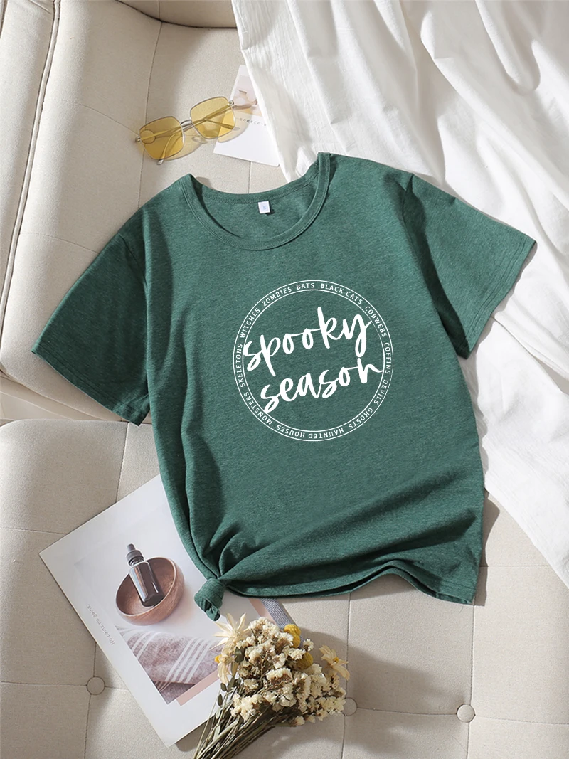 

Сезон жуткий, футболки с коротким рукавом для девочек, одежда Kpop, летние топы, Женская эстетичная Женская одежда с бесплатной доставкой Wang