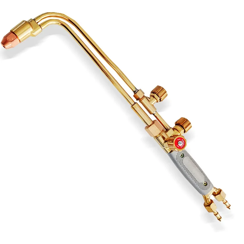 length 48cm Russian style jet gas cutting torch oxy-acetylene propane cutter gun with 3pcs inner cutting nozzle