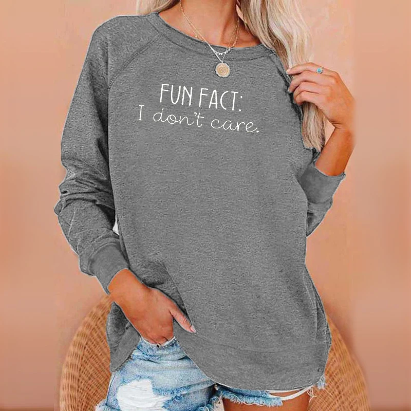 

Футболка женская Свободная с круглым вырезом и длинным рукавом