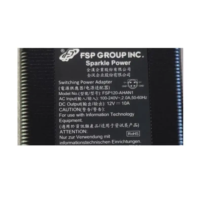 Оригинальное зарядное устройство-адаптер переменного тока для FSP FSP120-AHAN1 12V 10A 120W