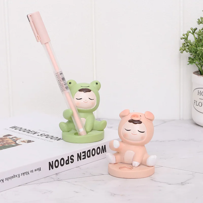 Милая подставка для зубной щетки из эпоксидной смолы