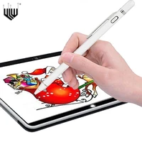 universal capacitive stylus smart pen for iosandroid stylus pen for all capacitive touch screen with clip drawing pen for ipad