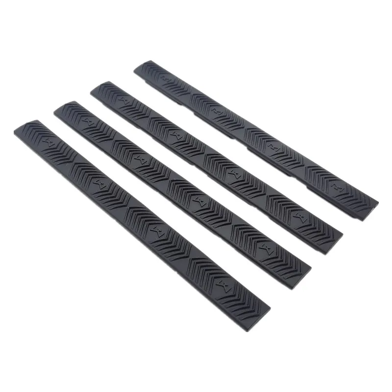 

Toy 4pcs/set Tactical Mlok Keymod System TPU Plastic Protective Hand Accessories Toy Airsoft Hunting Rubber Rail Covers