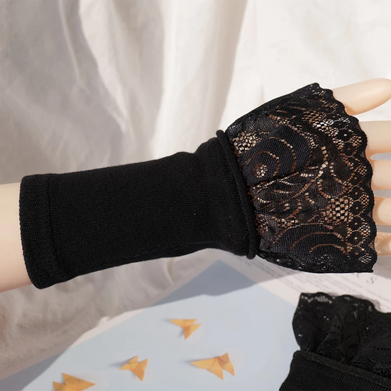 

Decorative Knitted fake sleeve nail photo glove Nail Art Photo Props Display Nail Salon Supplies manicure photo shoot accessorie