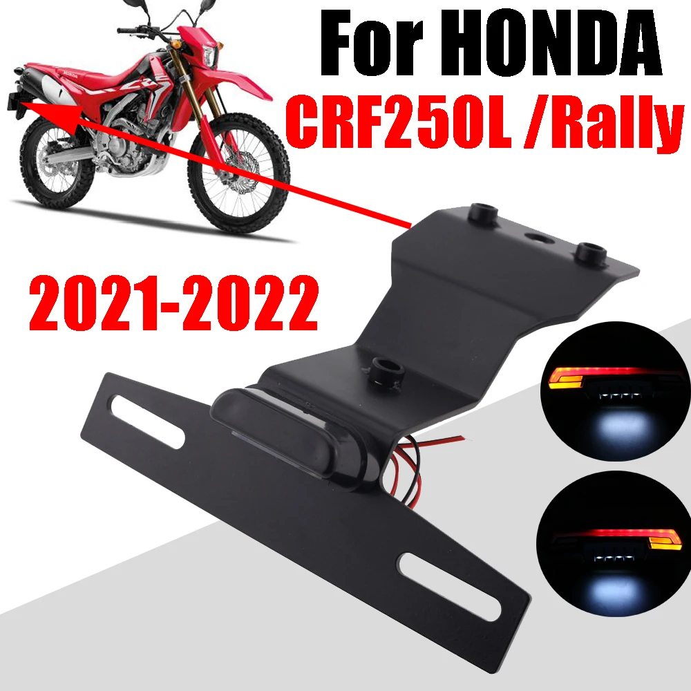 

For HONDA CRF250L CRF250 Rally L CRF 250 L 2021 2022 Accessories Rear License Plate Holder Tail Tidy Fender Eliminator Bracket