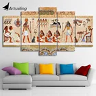 HD Печатный 5 шт. холст художественные картины настенные египетские картины модульная древняя династия плакат домашний Декор Бесплатная доставка