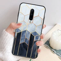 luxury marble tempered glass phone case for oneplus 9 10 pro 8 7t 7 6 6t pro 8t 9r 9rt 5g nord n100 n10 back cover coque fundas