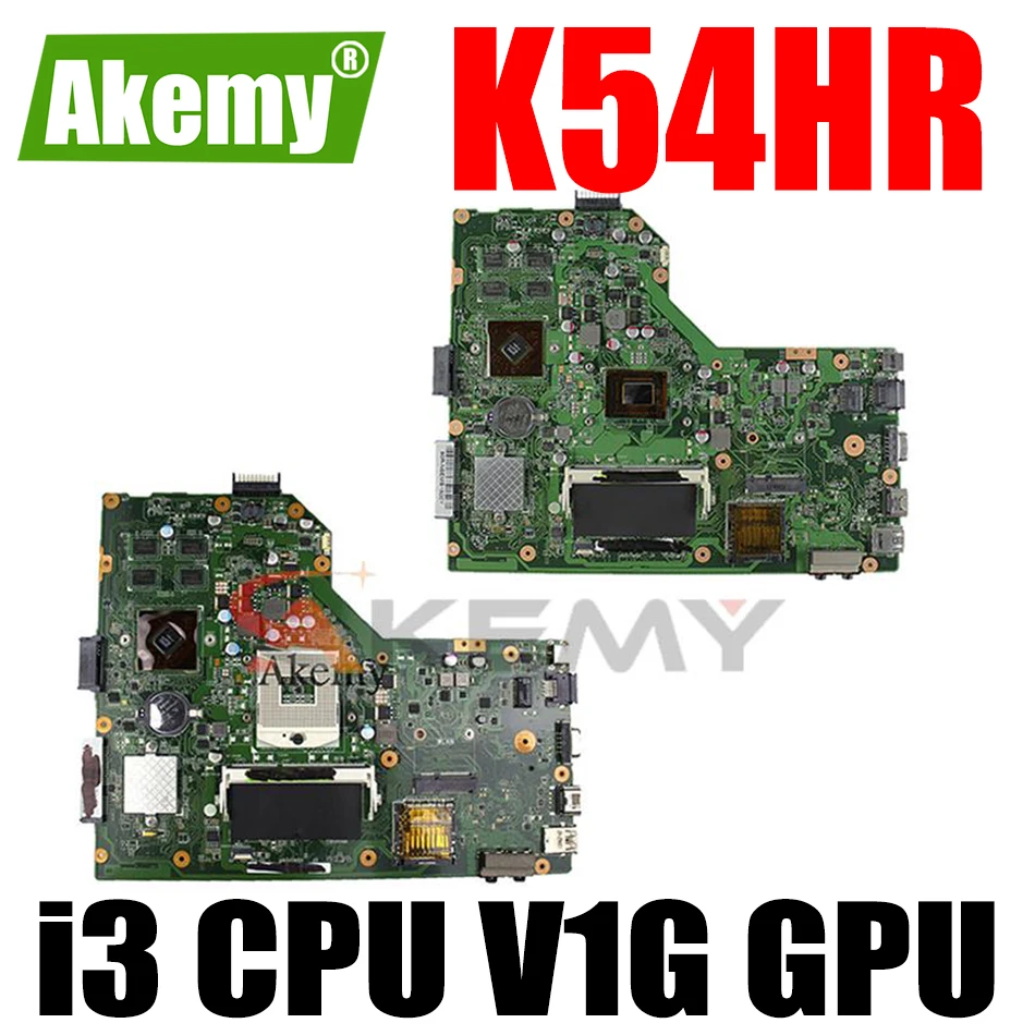 

K54HR материнская плата для ноутбука ASUS K54HR X54HR X54HY K54LY, оригинальная материнская плата на плате i3 CPU V1G GPU