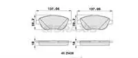 

AA0211 for the ten brake pad C3 III 3 C3 PICASSO P2008 EPC DV6C (11/2009)