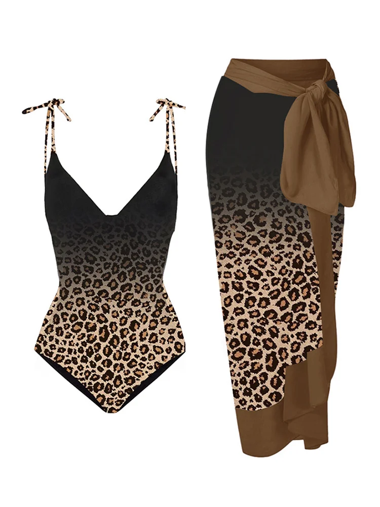 

Слитный леопардовый купальник MICENDY, Женское боди, бандажный купальник, сексуальные слитные костюмы 2023, купальный костюм с принтом, пляжная о...