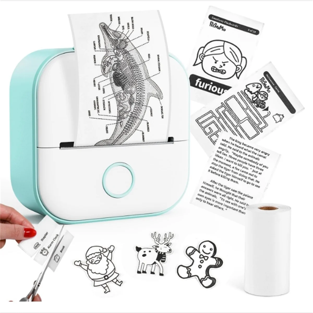 Мини-принтер Memoking PRINT PODs-принтер-наклейка Mi thermist Avish Printer T02 наклейка Mi-портативный