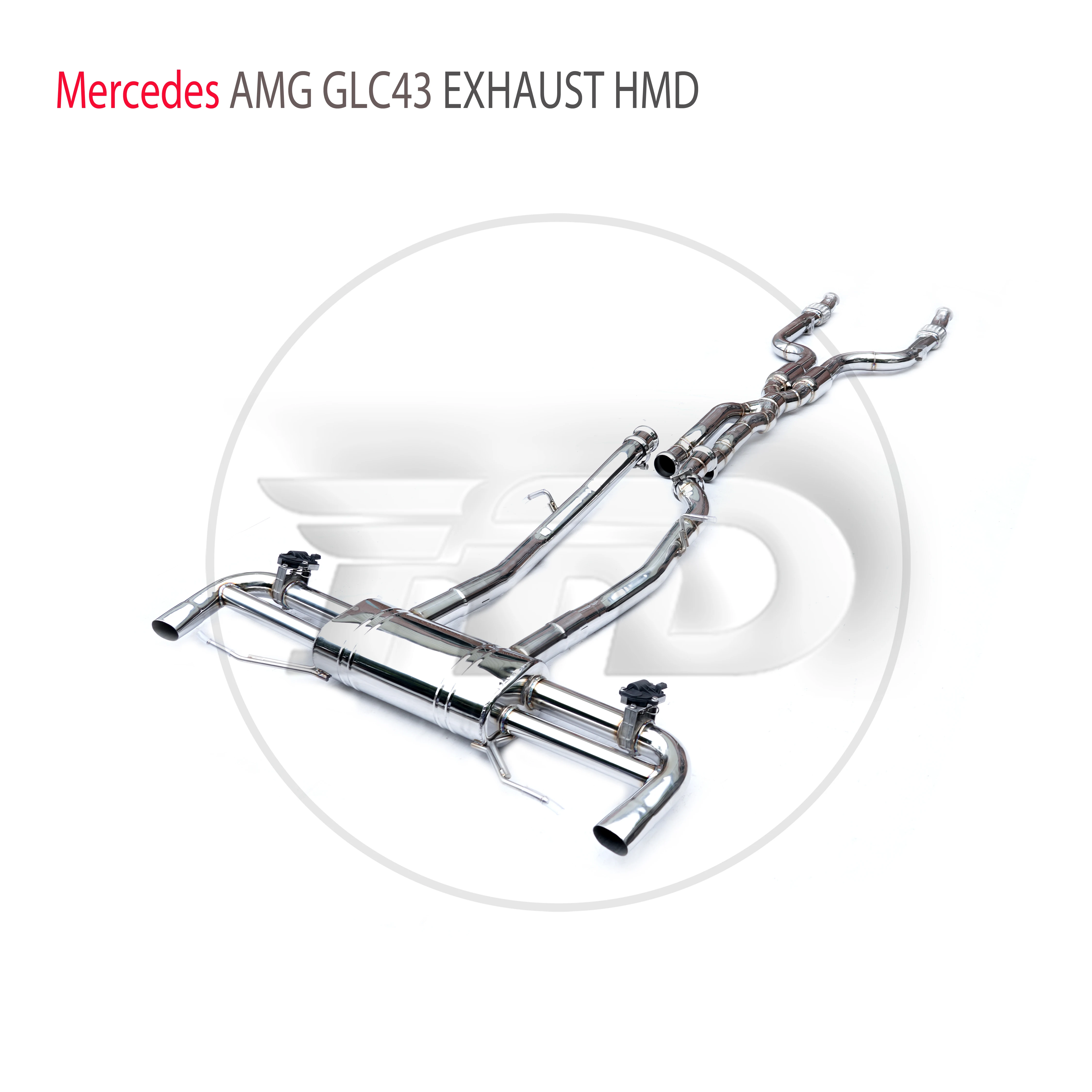 

HMD Stainless Steel Exhaust System Performance Catback for Mercedes Benz AMG GLC43 3.0T Valve Muffler