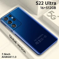 new smartphone s22 ultra android 7 3 inch 16gb512gb 6800mah unlocked cell phone 4g 5g global version celular mobile phones