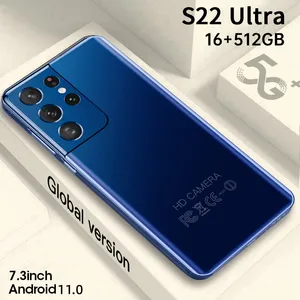 new smartphone s22 ultra android 7 3 inch 16gb512gb 6800mah unlocked cell phone 4g 5g global version celular mobile phones free global shipping