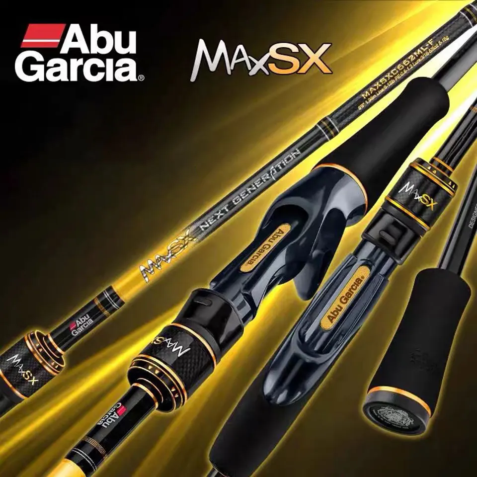 ABU GARCIA Fishing Rod MAX SX Sea Bass Spinning/Casting  Fishing Rod M/ML 2.14m 2.24m 2.44m Carbon Fishing Stick