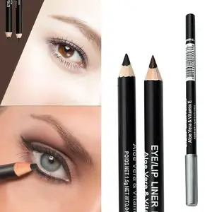 Fashion Professional Makeup Black Brown Eyeliner Eyebrow Pencil Waterproof Lasting Cosmetic Beauty T in USA (United States)