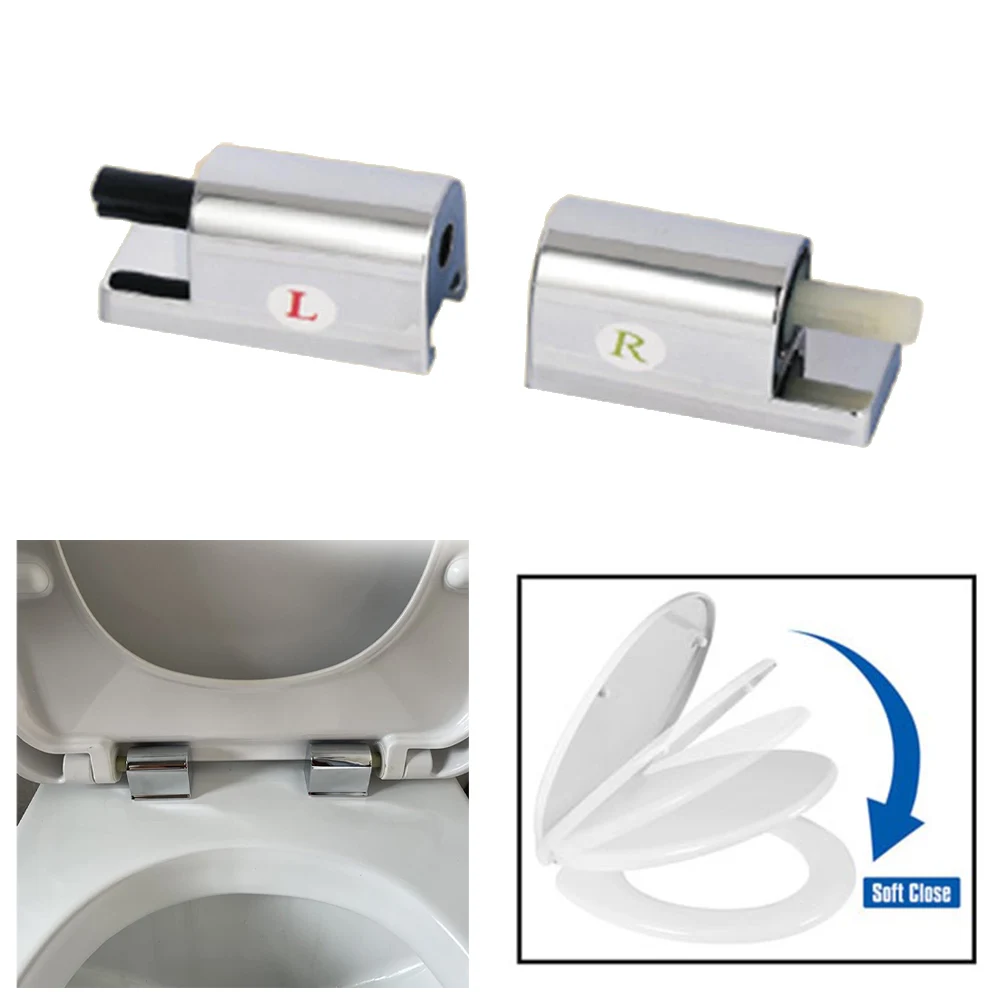 

1 Set Toilet Universal Replacement Parts Seat Hinge Toilet Cover Cushion Hinge Toilet Cover Mounting Fixed Joint