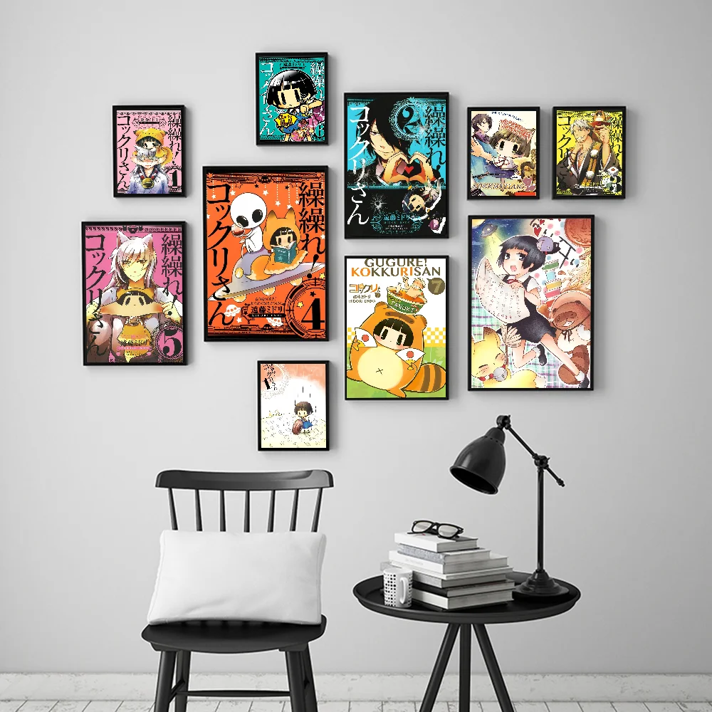 Винтажные постеры Gugure Kokkuri-san липкие белые бумажные принты художественные