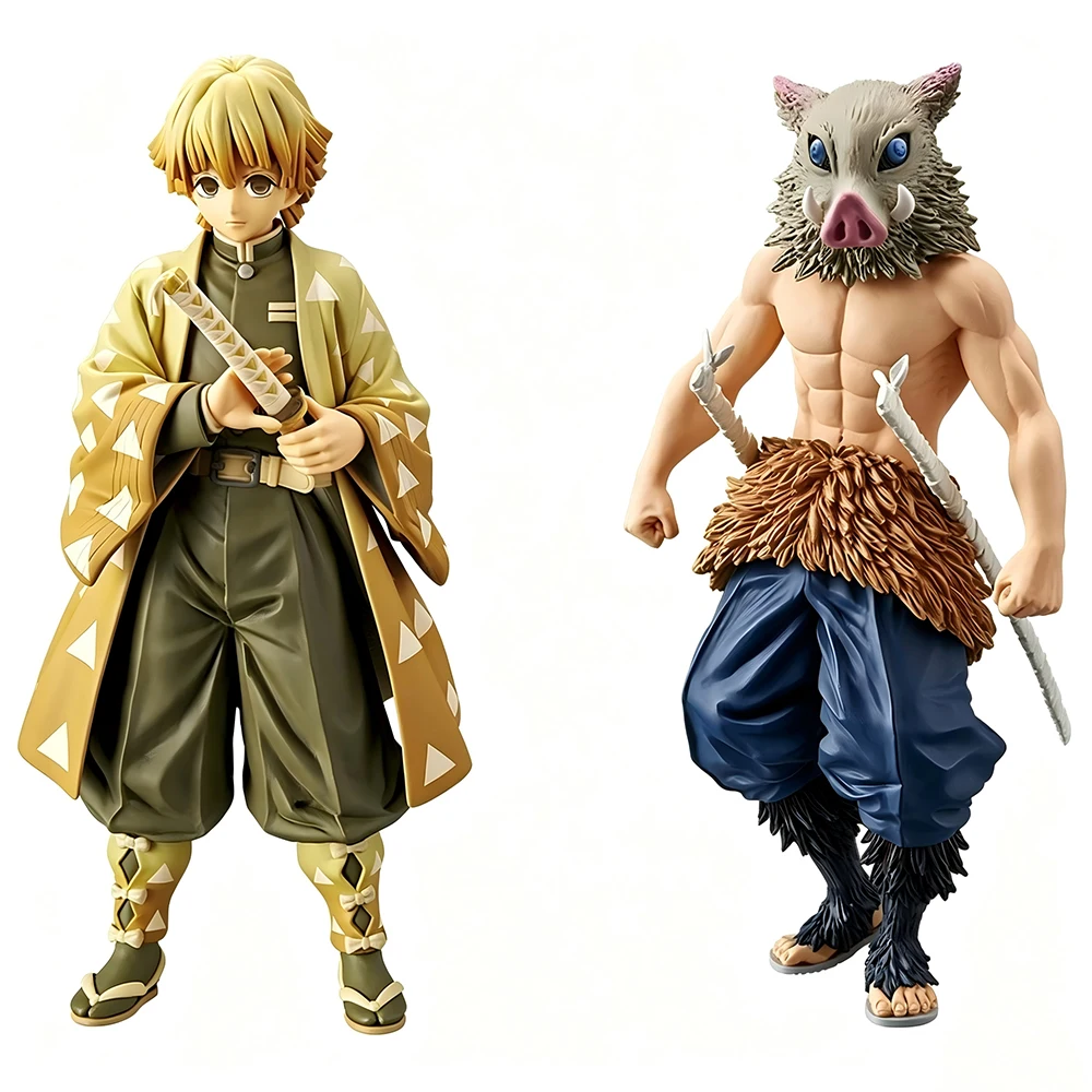 Фото Фигурка Аниме Kimetsu No Yaiba: Хашибира Иноске, 16 см, стоячая модель, коллекционная игрушка, подарок, экшн-фигурка из ПВХ №3