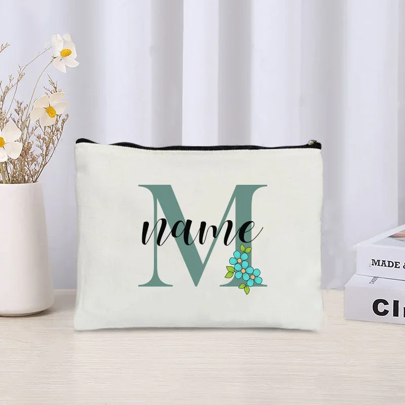 Косметичка с именем под заказ индивидуальная косметичка Женская дорожная для