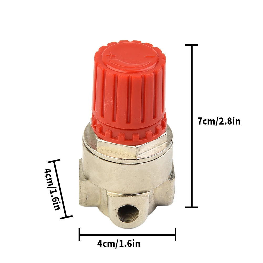 

Air Compressor Accessories Valve Air Pressure Valve 0314482445 2.8 X 1.6 X 1.6in Lightweight Red And Black Steel