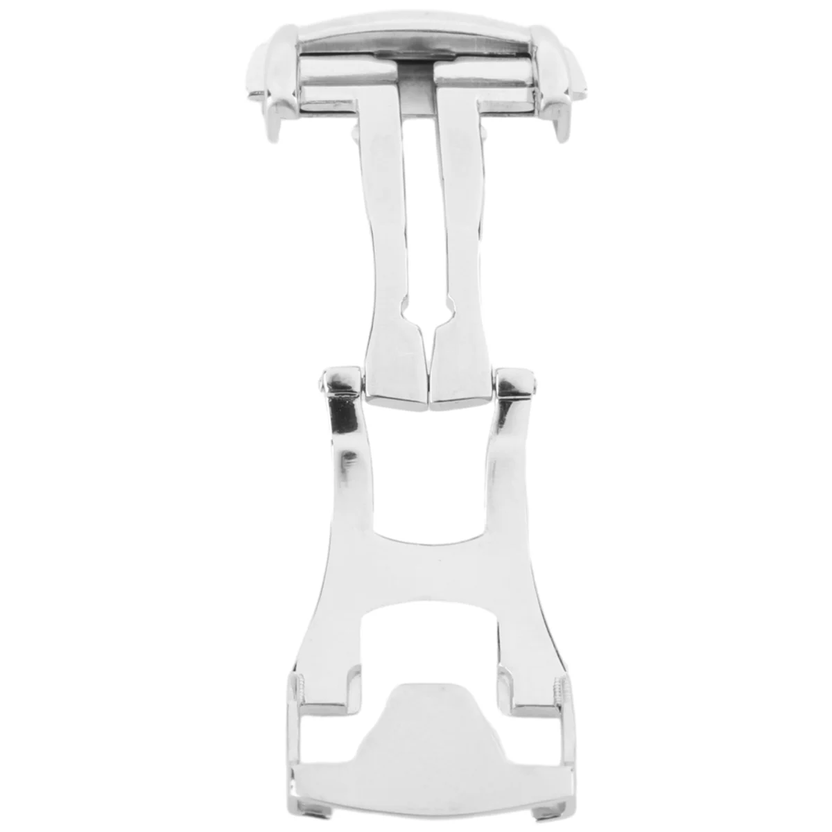 Складная Пряжка из нержавеющей стали для Omega Гладкий Ремешок часов 18 мм