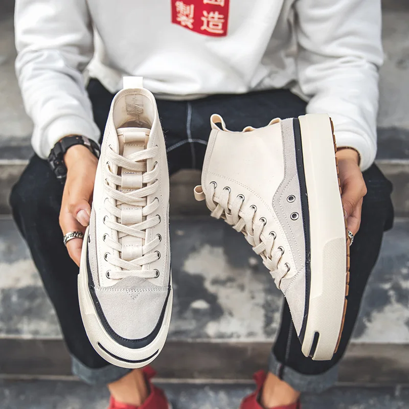 

Men Flat Shoes Casual Canvas Lace Solid Color Breathable Round Non Slip Sneakers s