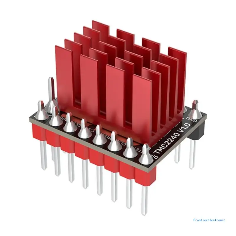 

BIGTREETECH TMC2240 Драйвер шагового двигателя Бесшумная плата драйвера UART для осьминога Прямая поставка