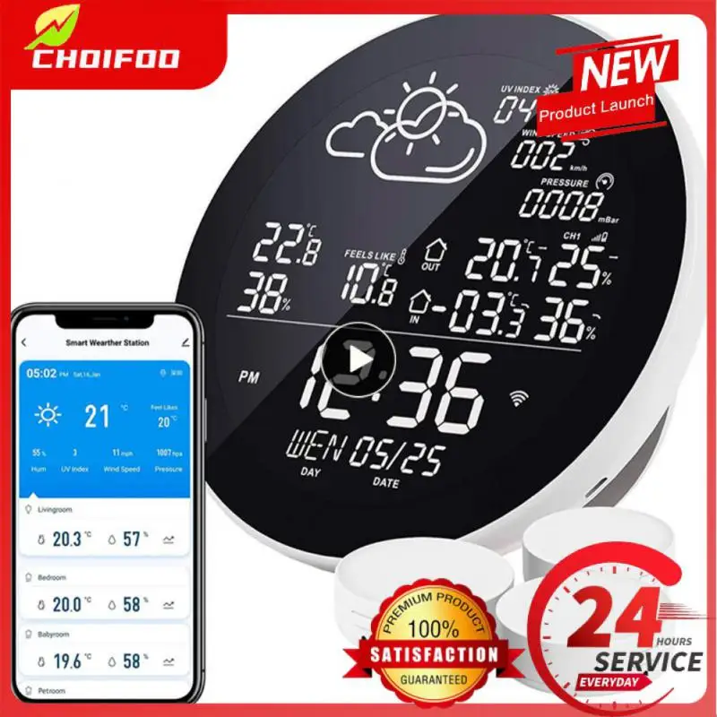 

Temperature Humidity Meter Tuya Digital Sensor Smart Thermometer Hygrometer Multifunctional Hygrometer Smart Thermometer