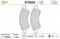 

VALEO 670043 ON BRAKE BALATASI FORD RANGER 2,2 TDCI / 2,2 TDCI 4 4 / 3,1 TDCI 04 / 11 KAMPANYALI (.)