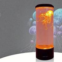 cylindrical led jellyfish light usb plug in colorful color changing jellyfish atmosphere light night light