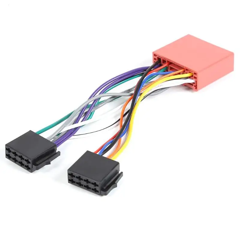 Автомобильный стерео радиоплеер ABS стандарт ISO соединитель жгута проводов