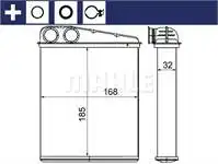 

AH8000S for heater radiator A-CLASS W169 0412 B-CLASS W245 B-CLASS W245