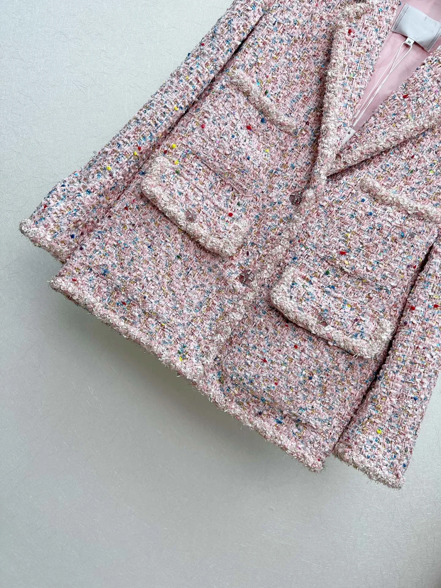 Женская одежда женская куртка осень 2024 Женское пальто ветровка женские твидовые