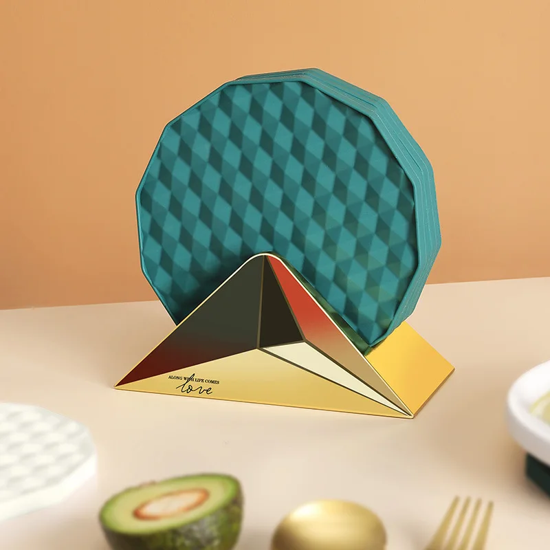 Противоскользящий термостойкий силиконовый коврик для обеденного стола