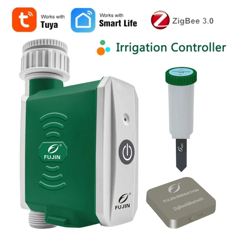 

Таймер для полива сада Tuya ZIGBEE, умная система капельного орошения со встроенным таймером, контроллер воды