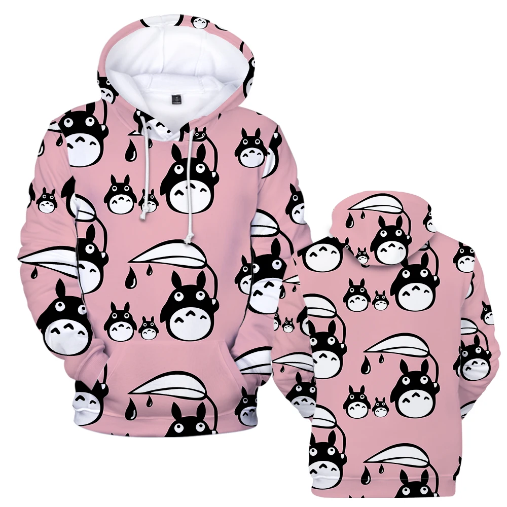 

New in Totoro Print Cartoon Child Hoodies Autumn Winter Sweatshirts Boys Girls Pullover Streetwear Casual Oversized Unisex To