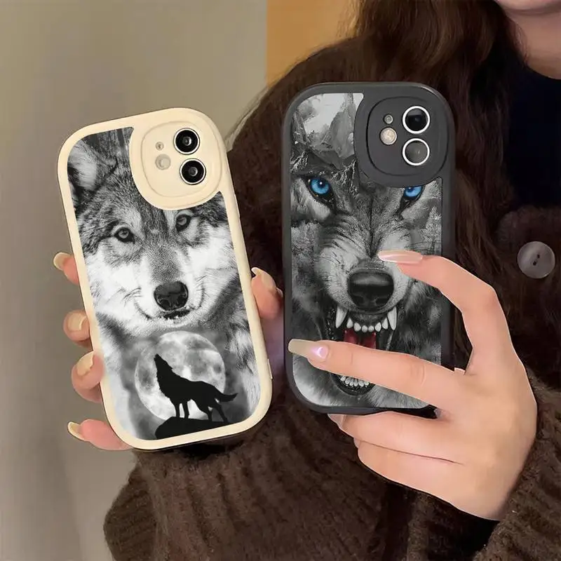 

Wolf Dog Cat Bird Lion Tiger Animal Hard Leather Phone Case for iPhone 13 12 Mini 11 14 Pro Max Xs X Xr 7 8 Plus 6 6s Se 2022
