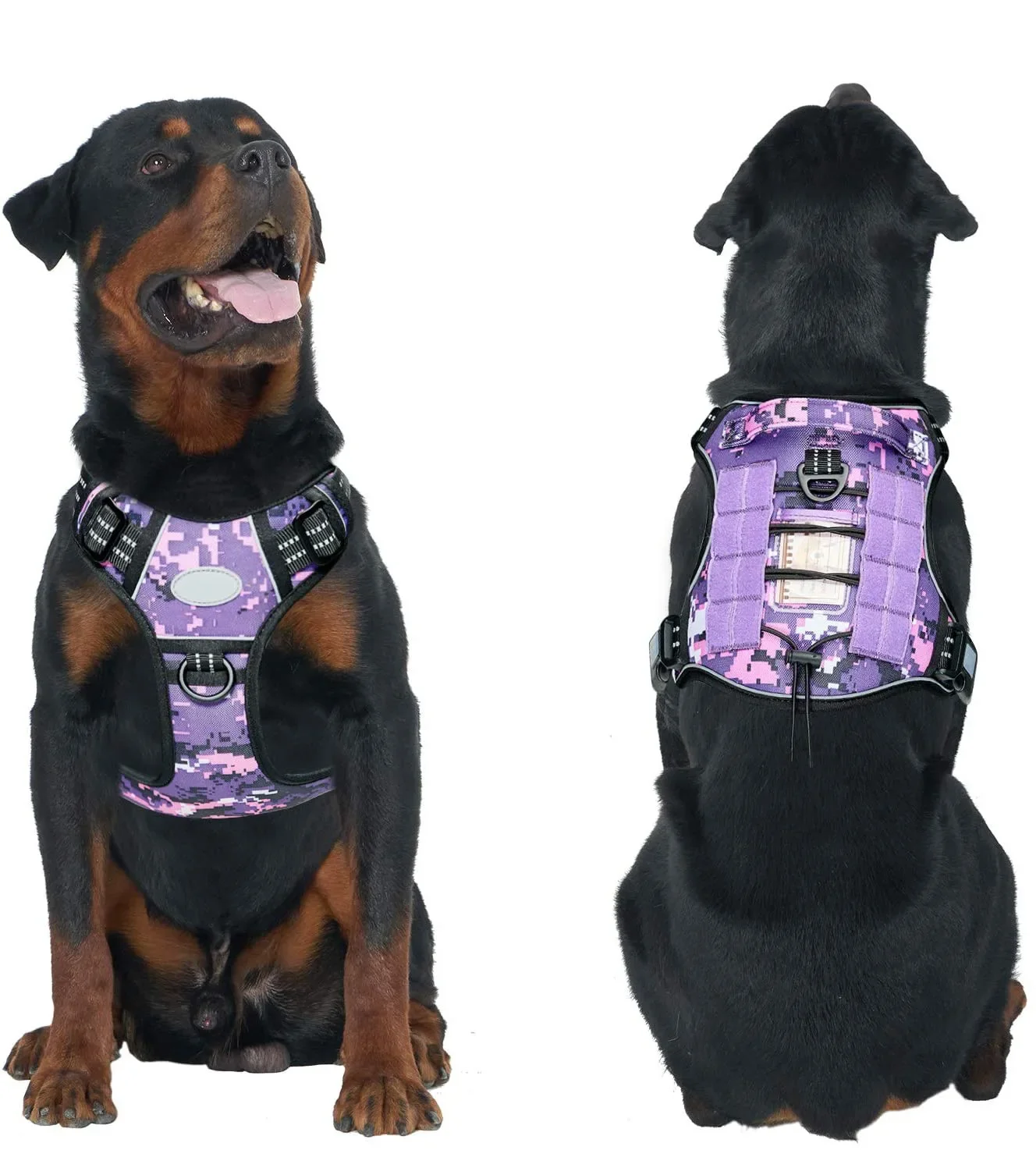 

Тактическая шлейка для собак, Регулируемый жилет для тренировок по работе с домашними животными, светоотражающая шлейка для маленькой модели
