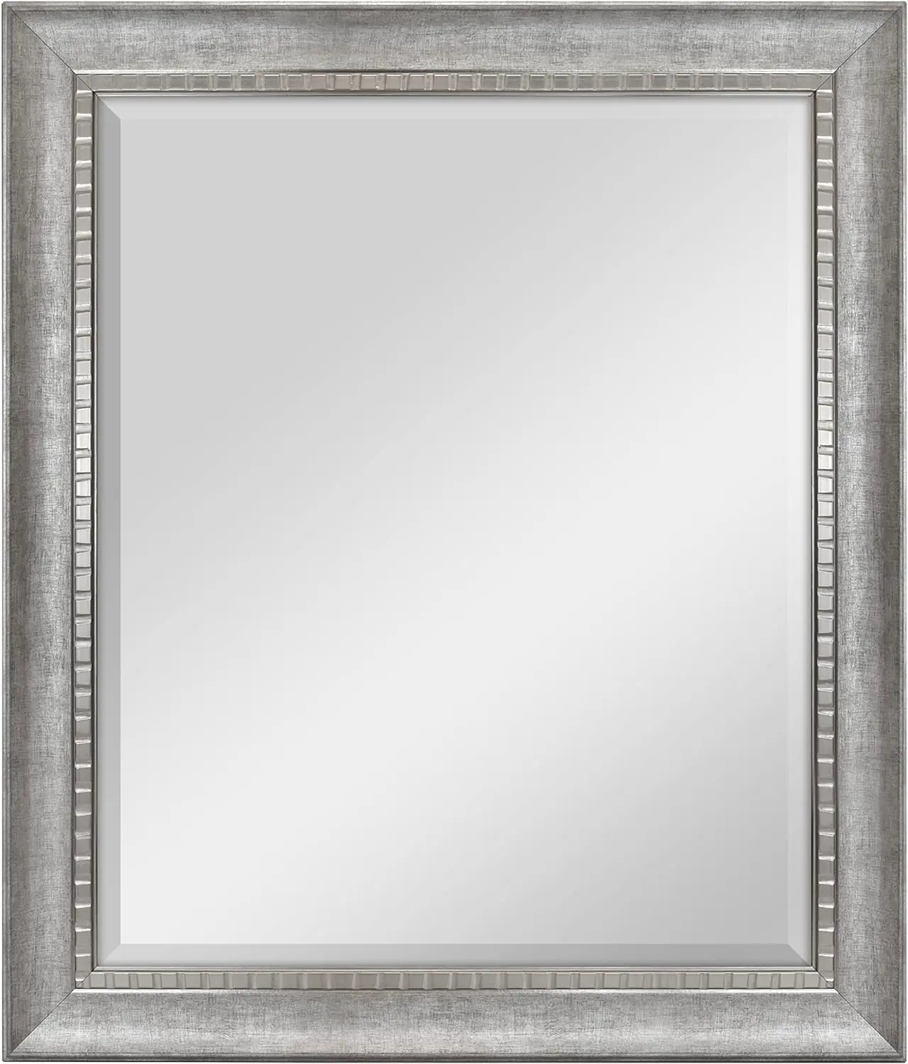 

Зеркало с наклоном дюйма, общий размер 27,5x33,5 дюйма, серебристое (20564)