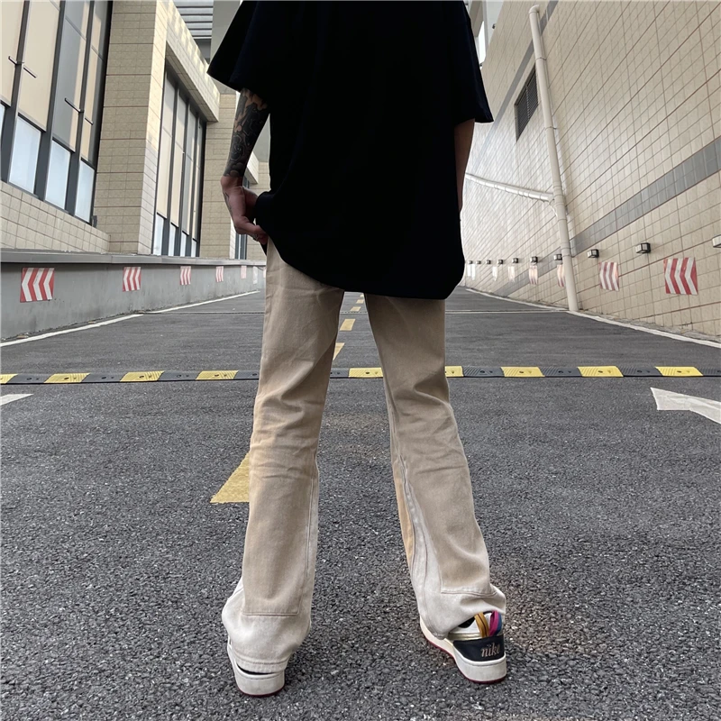 Men's Jeans Hip Hop Retro Straight Loose Denim Trousers Fashion Streetwear Men's Clothing Jeans Men Y2k Street Men's Clothing