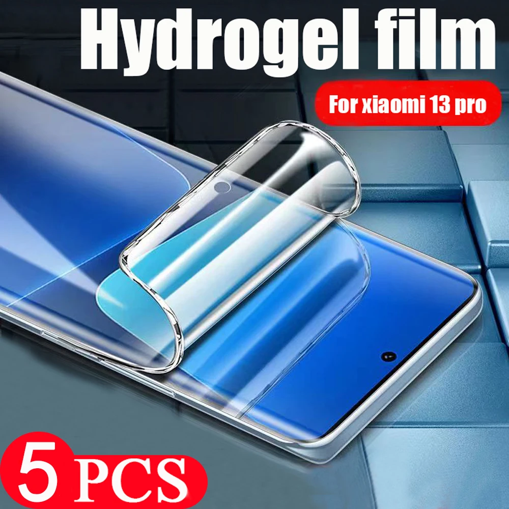 Гидрогелевая пленка 9D для xiaomi 13 pro не стекло 12 lite NE 12s Ultra 12x12T 11 11i 11x11T 10 10s 10T защита