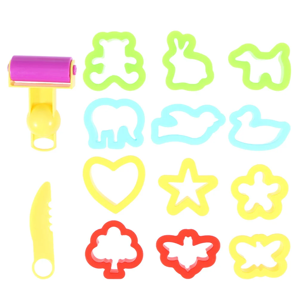 28 шт./компл. пластиковая художественная глина Детская форма ролики игровые