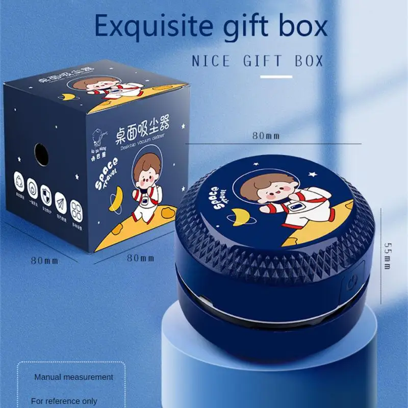 

Convenient Desktop Vacuum Cleaner Handheld Dust Sweeper Cartoon-shaped Small Mini Vacuum Cleaner Household Cleaning Tool Desktop