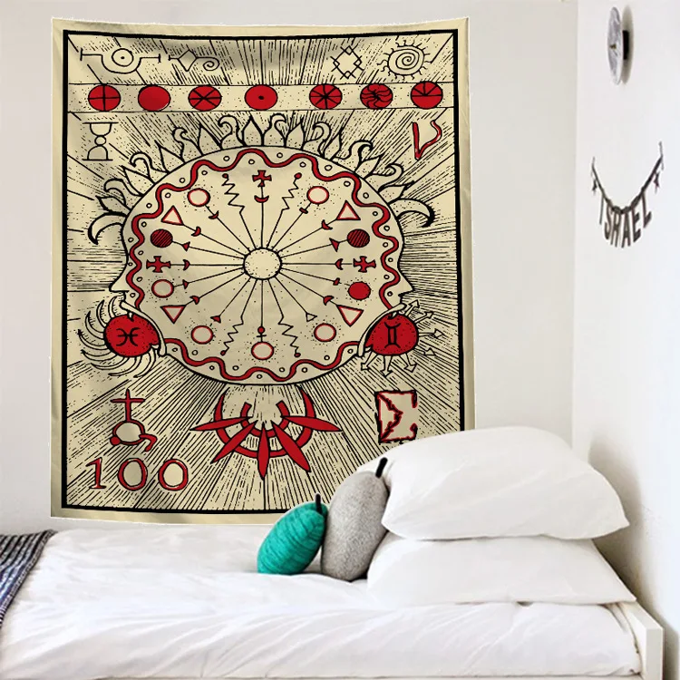 

2023 Wall Carpet Wall Covering Home Decoration Tarot Card Hanging Background Cloth Wall Decor