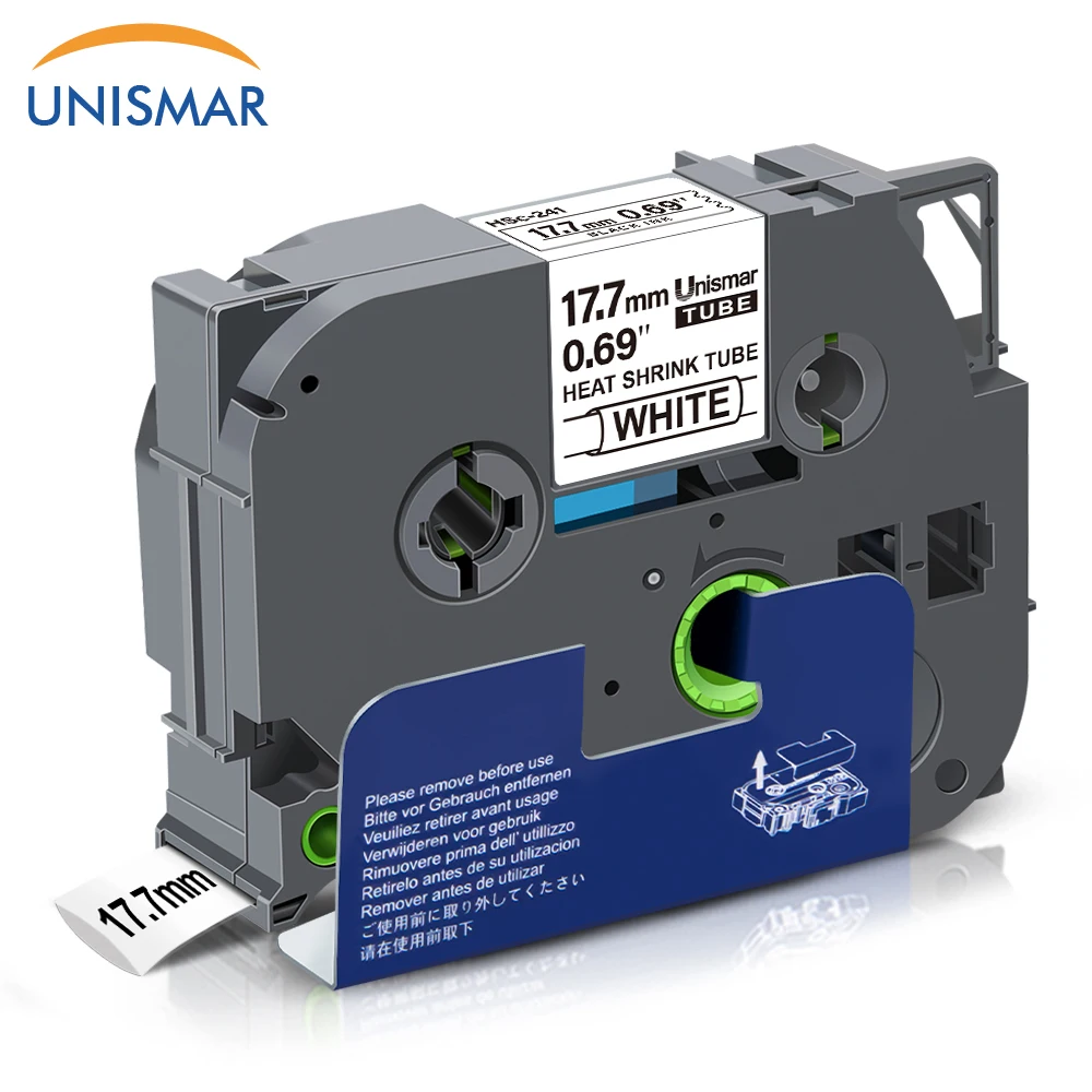 

1 шт., термоусадочная трубка для принтера Brother Ptouch, 17,7 мм